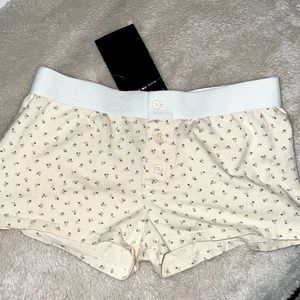 New With Tag brandy melville boxer shorts floral pjs